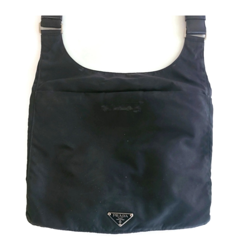 Prada 2000s Tessuto Sport Ebano Crossbody Bag